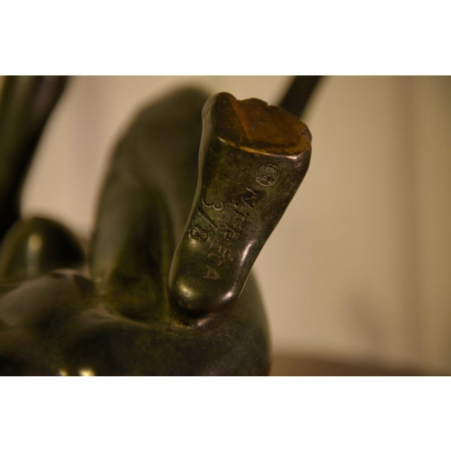 Bronze Sculpture of a Woman by Norbert Treca, 2000s For Sale - Image 3 of 13