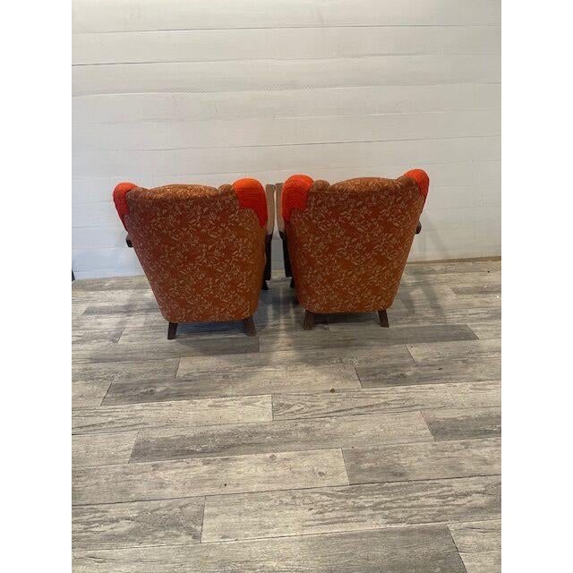 Art Deco Relax Chairs by Halabala for Pravenec, 1920s, Set of 2 For Sale - Image 3 of 6