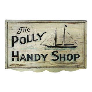 Vintage Sign - Nautical - Two Sided For Sale