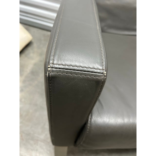 Mid-Century Modern BoConcept Fly Leather Chairs - A Pair For Sale - Image 3 of 12