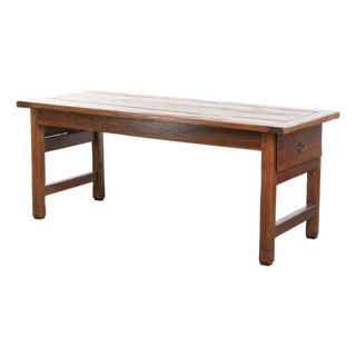 Antique French Farmhouse Oak Dining Table, 18th Century For Sale