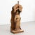 Large Traditional Figure of a Virgin in Wood Niche, 1950 For Sale - Image 10 of 14