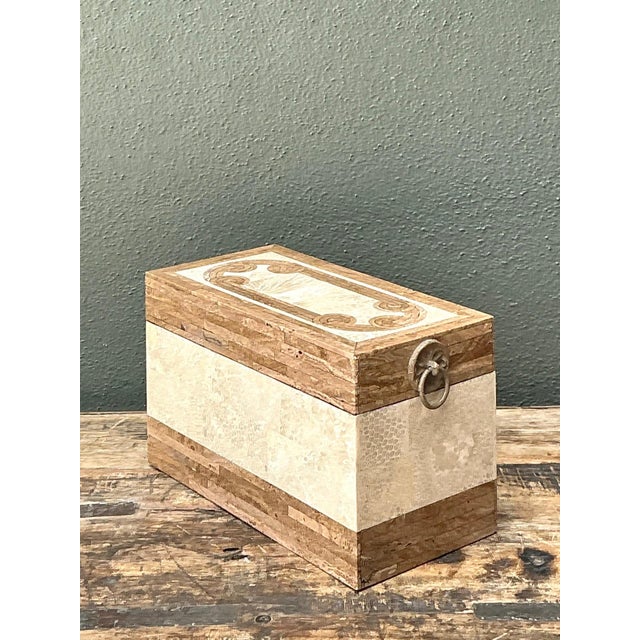 Vintage Tessellated Stone Box For Sale - Image 16 of 18