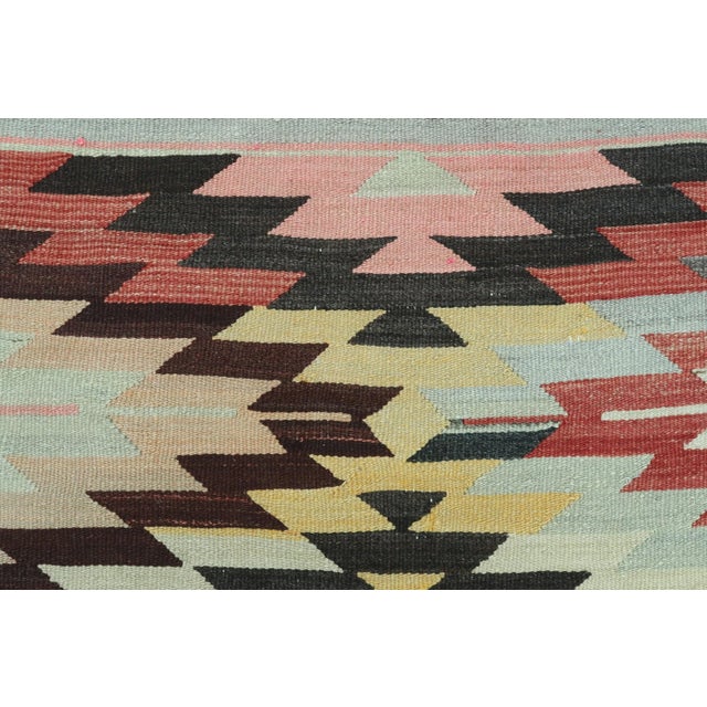 Vintage Turkish Antalya Nomads Kilim Rug For Sale - Image 11 of 13