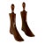 Pair of Late 19th Century English Oak Boot Lasts For Sale