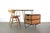 Vista of California Writing Desk by Vista California in Iron and Walnut 1960s For Sale - Image 4 of 12