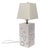 Contemporary Cobalt and White Table Lamp For Sale