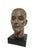 John Davies, Rare Cast Painted Bronze Head Sculpture British Realist Sculptor John Davies, 1991 For Sale - Image 4 of 16