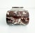 1940s Art Deco Rosso Marble Vanity Box With Rounded Sides For Sale - Image 11 of 13