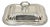 Vintage English Regency Silver Plated Covered Vegetable Serving Platter Dish For Sale
