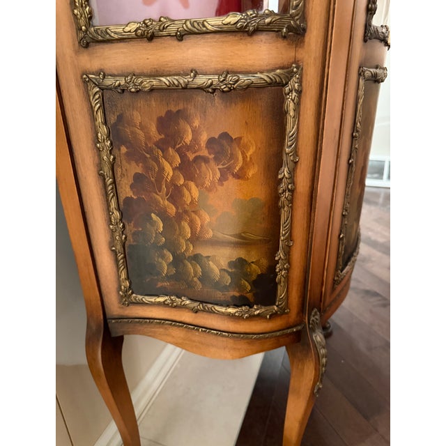 Metal Late 19th Century French Louis XV Ornamental Display Case For Sale - Image 7 of 9