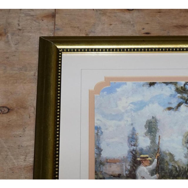 Paper Allan Maley, Idyllic Afternoon, Framed For Sale - Image 7 of 11