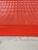 Vintage Bali Hai Faux Bamboo Cane Twin Headboard by Henry Link- Newly Painted Flirt Red by Behr For Sale - Image 9 of 11