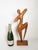 Wooden Sculpture of a Woman, France, 1960s For Sale - Image 3 of 12