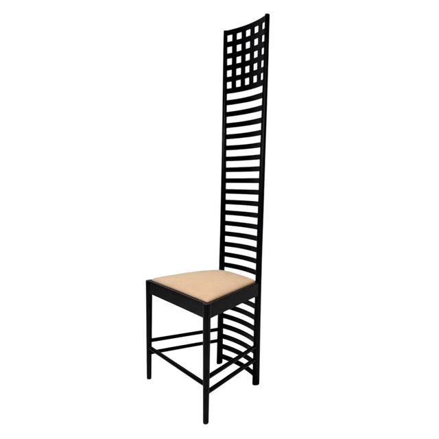 Wood Hill House 1 Chair by Charles Rennie Mackintosh for Cassina, Italy, 1980s For Sale - Image 7 of 14