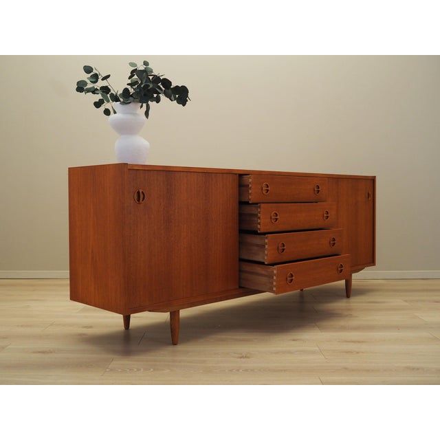Wood Danidsh Teak Sideboard, 1970s For Sale - Image 7 of 18