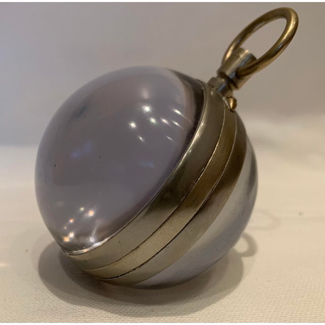 Antique Swiss Glass Ball Clock Chairish