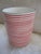 Italian Vintage Portugal Viva by Vietri Ceramic Red Striped Wastebasket For Sale - Image 3 of 6