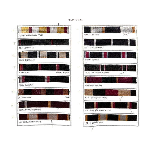 "Club Colours: Old Boys, University, Club and Regimental Colours" 1956 For Sale - Image 13 of 18