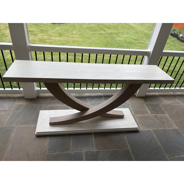 Contemporary Ensemble Console Attributed to Maitland-Smith For Sale - Image 3 of 12