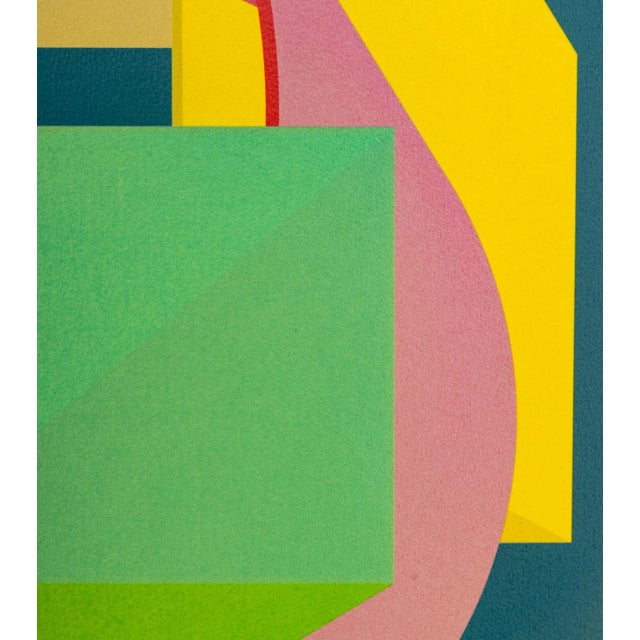 Paper Al Held "Scholes I" Screenprint, 1991 For Sale - Image 7 of 11