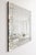 Belcanto cornice silver mini modular wall mirror by gtg design couture dimensions: d 3 x w 135 x h 135 cm. Materials:...