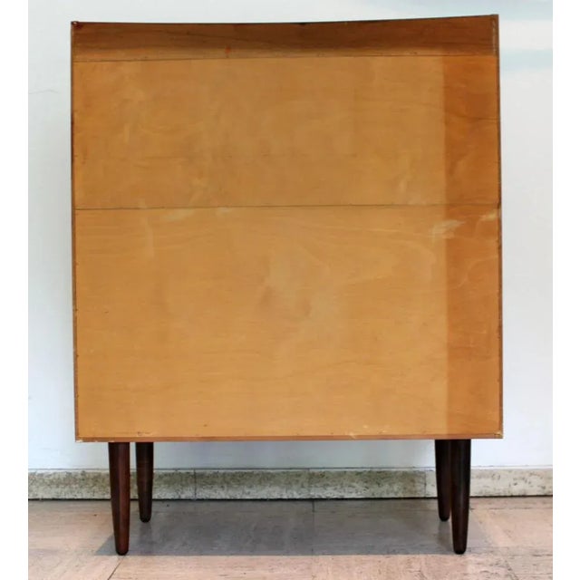 Vintage Norwegian Mahogany Secretaire, 1960 For Sale - Image 3 of 13