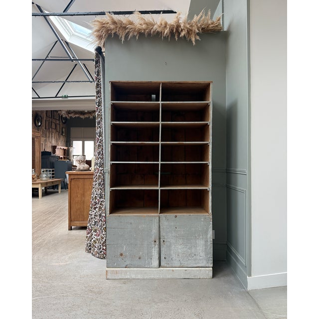 Pine Locker-Style Cabinet, 1950s For Sale - Image 4 of 14