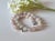 Natural Cherry Blossom Agate Knotted Beaded Necklace For Sale - Image 9 of 9