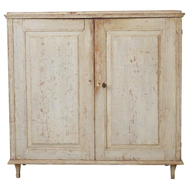 Swedish Sideboard with Original Light Paint For Sale - Image 13 of 13