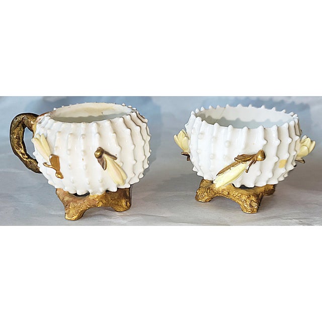 Late 19th Century Moore Bros Porcelain Cactutus Flower Vases, Set of 4 For Sale - Image 10 of 13