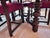 Brown 1920s Jacobean Revival Mahogany Dining Table W/Leaves and Pads, Plus 6 Chairs - Set of 7 For Sale - Image 8 of 8