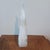 Vintage 90s Murano Style Dancing Flame White Sparkle Ribbon Art Glass Sculpture For Sale - Image 6 of 8