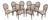 Set of 8 Restoration Hardware Oak Dining Chairs For Sale