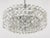 Large Round Chandelier with Diamond-Shaped Crystals from Bakalowits & Söhne, Austria, 1950s For Sale - Image 6 of 11