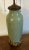 Antique Chinese Monochrome Porcelain Cylinder Vase With Celadon Glaze Mounted as a Table Lamp For Sale - Image 9 of 13