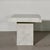 1980s 1980s Post Modern Faux Carrara Marble Waterfall Edge End Tables - A Pair For Sale - Image 5 of 8