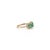 Forest Green 1.35ct Emerald Diamond Three-Stone Art Deco Ring Size 9 in 18k Yellow Gold For Sale - Image 8 of 18