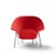 Eero Saarinen for Knoll Mid Century Medium Womb Chairs - Pair With Ottoman For Sale - Image 9 of 13