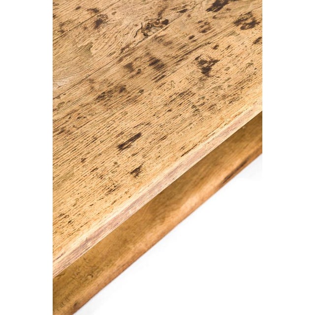 Brown French Oak Monastery Table For Sale - Image 8 of 15