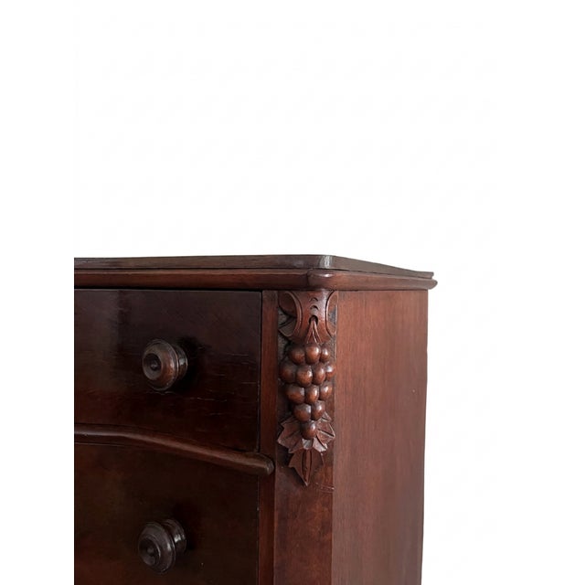 English Antique English Oak Chest of Drawers For Sale - Image 3 of 12