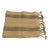 Brown and Camel Woven Turkish Table Runner Fragment With Fringes For Sale