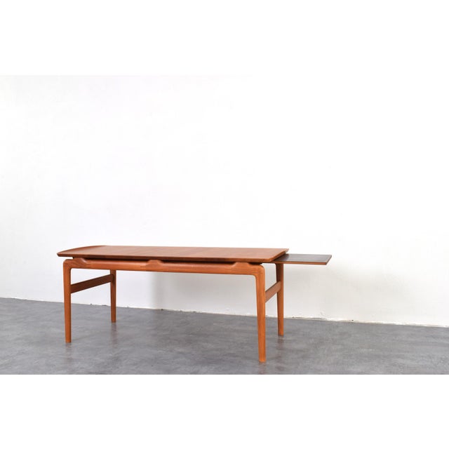 Brown Teak Model 640 Coffee Table by Peter Hvidt & Orla Mølgaard-Nielsen for France & Søn, 1950s For Sale - Image 8 of 13