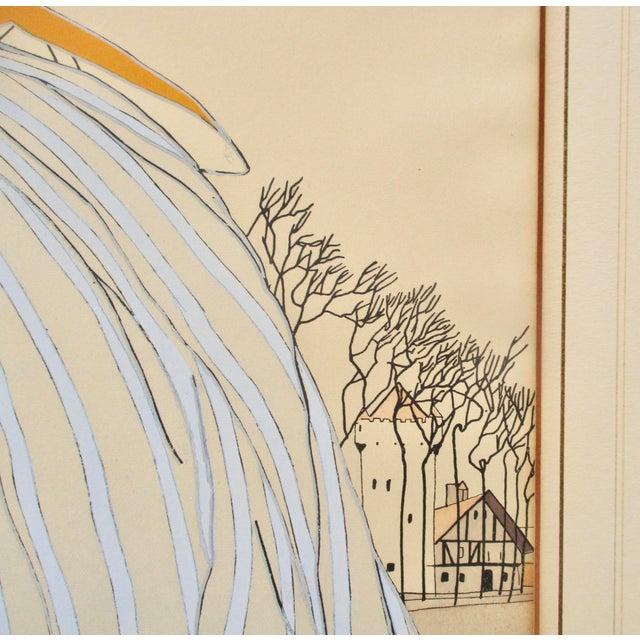 Paint Victor Max Ninon Pochoir 1923 For Sale - Image 7 of 7