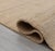 High Quality Hand Knotted Tan Sand Natural Jute Loop Pattern Solid Rug 9x12Ft. For Sale - Image 9 of 12