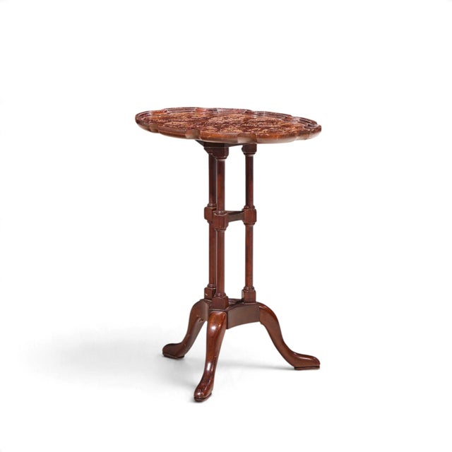 Baker Furniture Company Baker Furniture Historic Charleston Queen Anne Mahogany Side End Table For Sale - Image 4 of 10