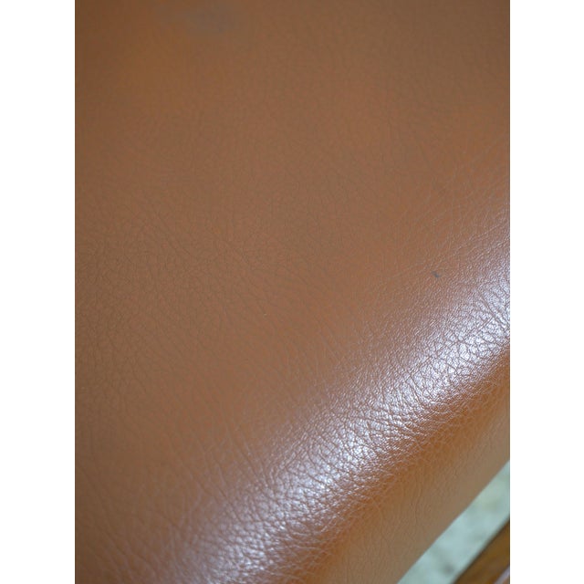 Antique L&jg Stickley Leather Seat Rocking Chair For Sale - Image 13 of 18