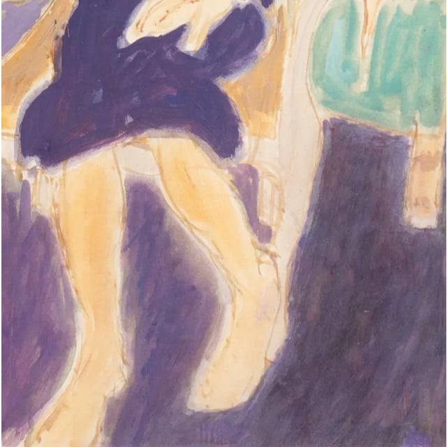 'Woman Seated' by Victor Di Gesu, Louvre, Los Angeles County Museum of Art, Académie Chaumière, California Post-Impressionist For Sale In Monterey, CA - Image 6 of 6