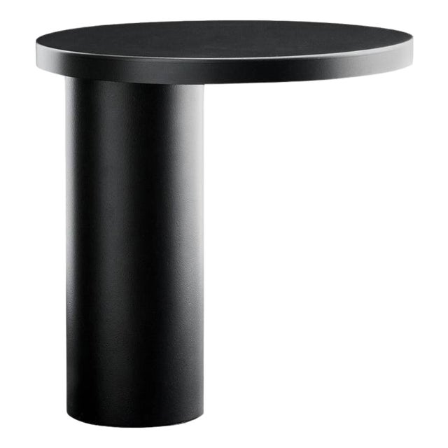 Table Lamp in Cylinda Metal Black by Angeletti & Ruzza for Oluce For Sale