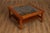 High Quality American Made Stickley Mission Style Square Coffee Table Featuring A Tile Inset Top And Solid Oak...